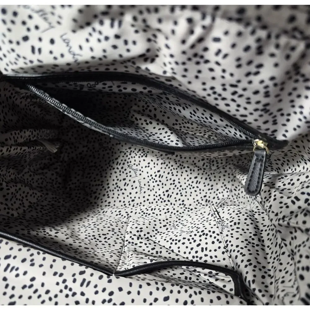 Radley London Backpack Nylon Black with Scottie Charm Pockets